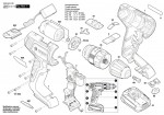 Bosch 3 603 JD4 100 Universalimpact 18V Cordless Impact Drill 18 V / Eu Spare Parts